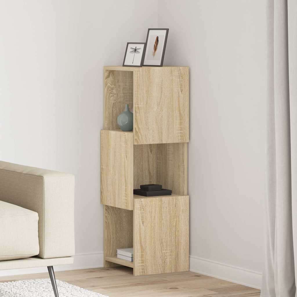 vidaXL Γωνιακό Ντουλάπι Δρύς Sonoma 30,5x30x95εκ Επεξεργασμένο ξύλο