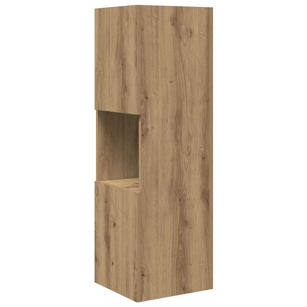 vidaXL Γωνιακό Ντουλάπι Artisan Oak 30,5x30x95εκ Επεξεργασμένο ξύλο