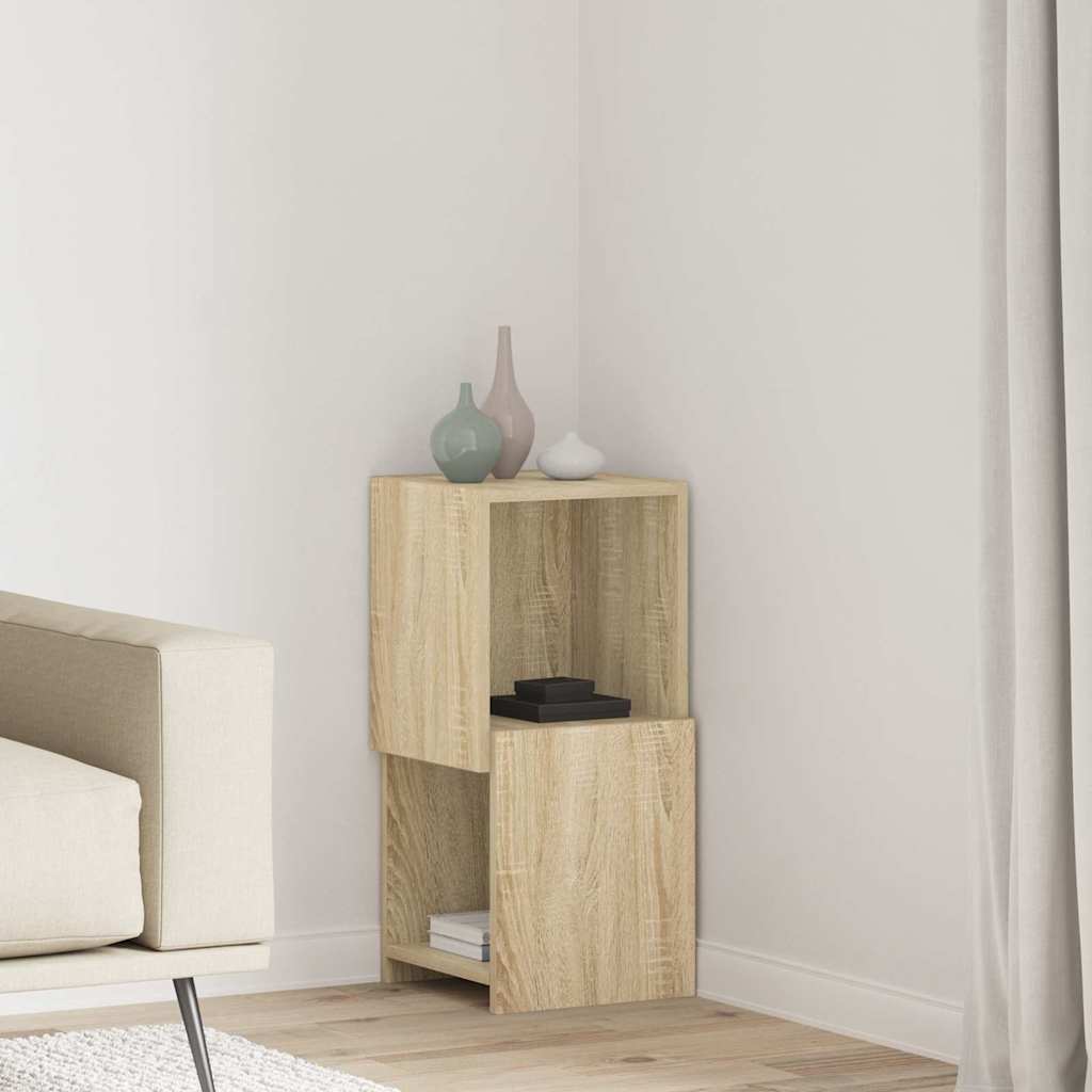 vidaXL Γωνιακό Ντουλάπι Δρύς Sonoma 30,5x30x65εκ Επεξεργασμένο ξύλο