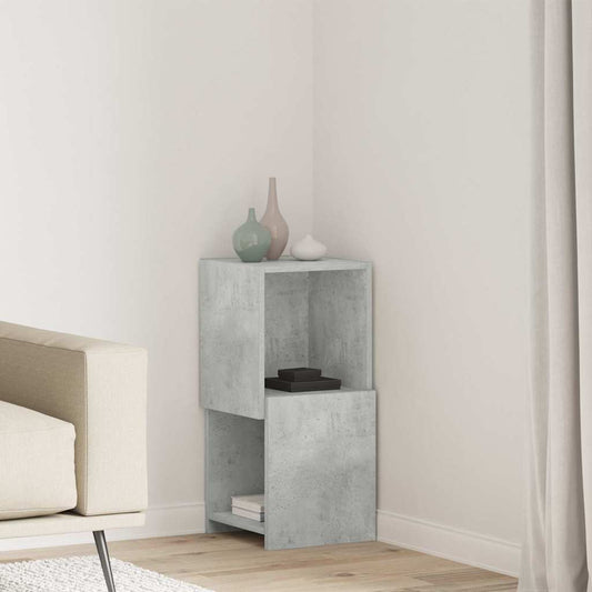 vidaXL Γωνιακό Ντουλάπι Σκυρόδεμα Γκρι 30,5x30x65εκ Επεξεργασμένο ξύλο