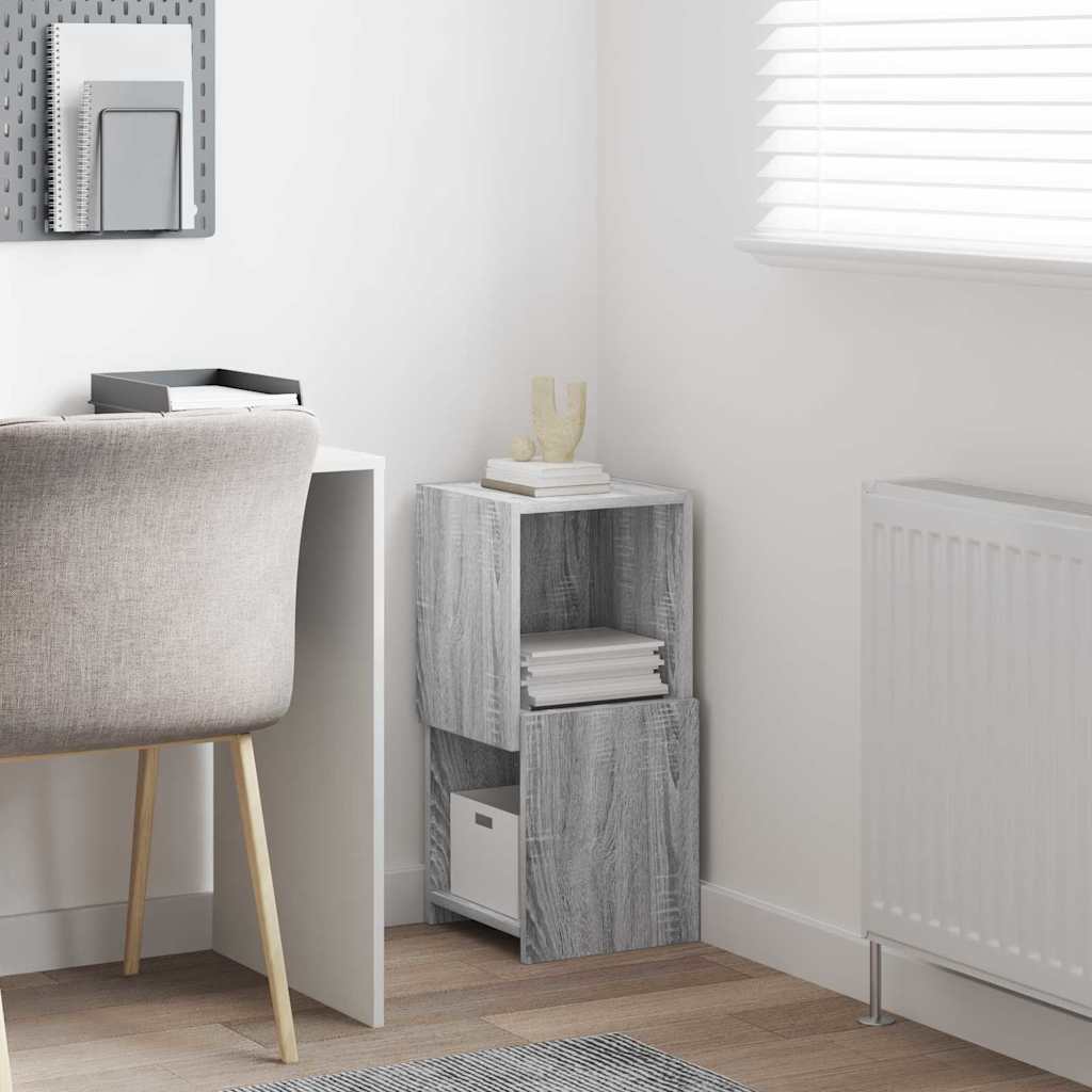 vidaXL Γωνιακό Ντουλάπι Γκρίζο Σονομα 30,5x30x65εκ Επεξεργασμένο ξύλο