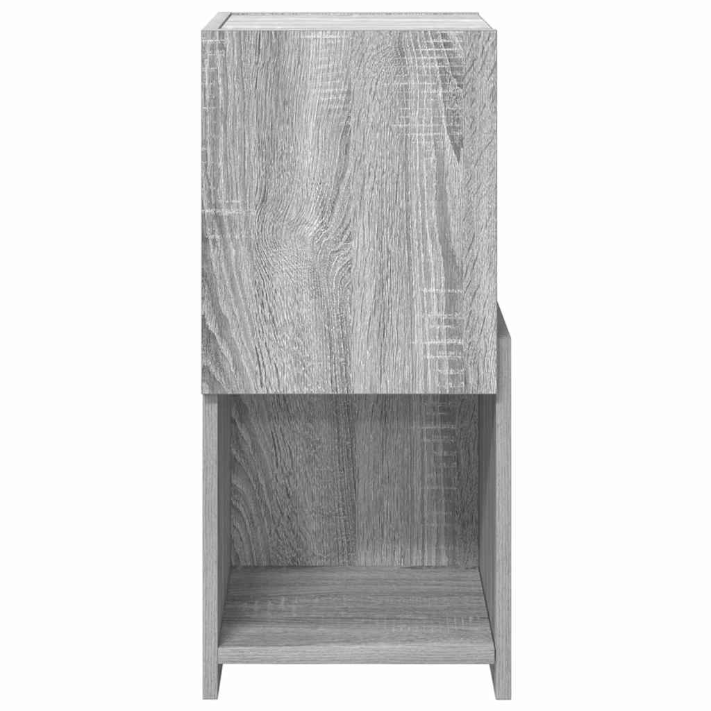 vidaXL Γωνιακό Ντουλάπι Γκρίζο Σονομα 30,5x30x65εκ Επεξεργασμένο ξύλο