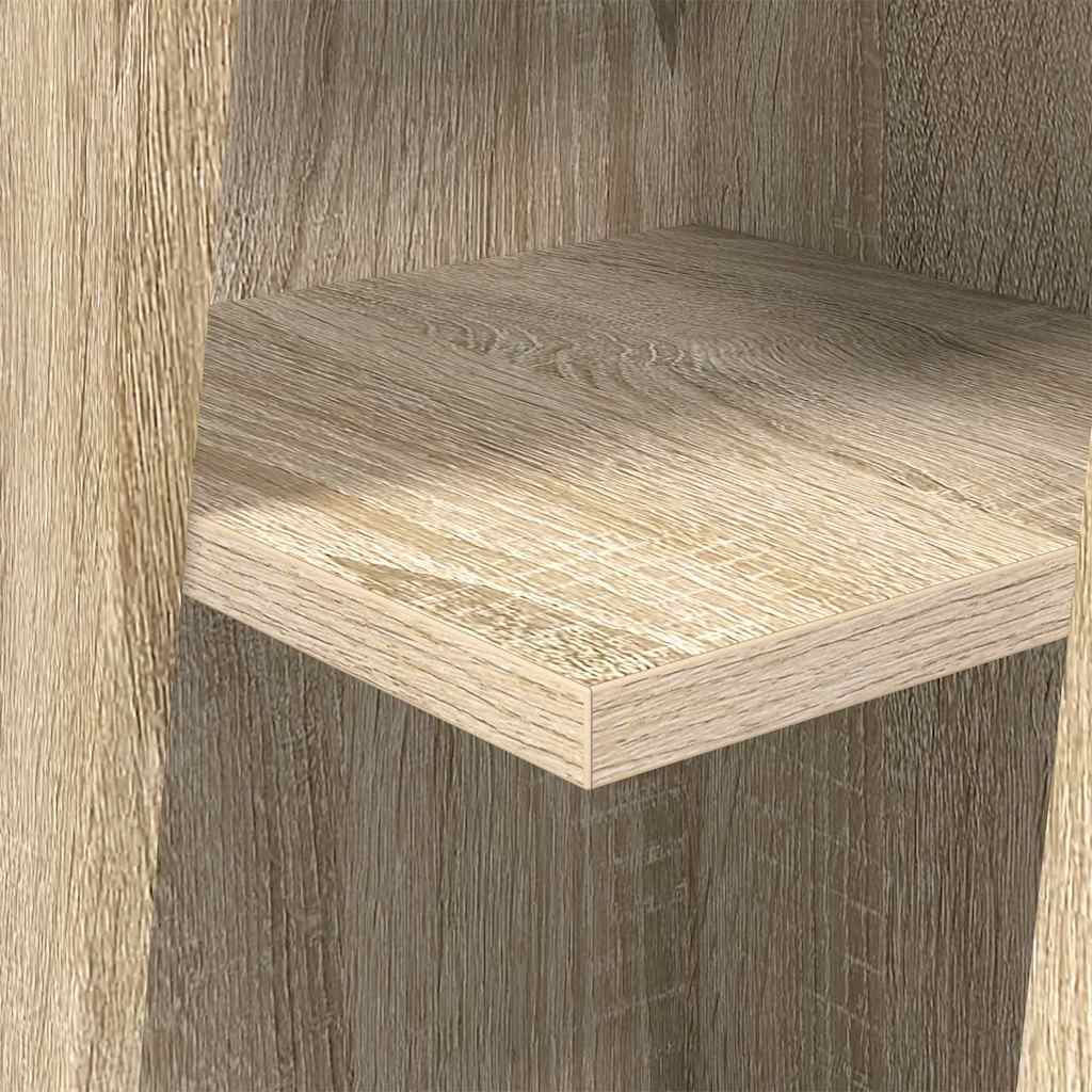 vidaXL Γωνιακό Ντουλάπι Δρύς Sonoma 27,5x27x102εκ Επεξεργασμένο ξύλο