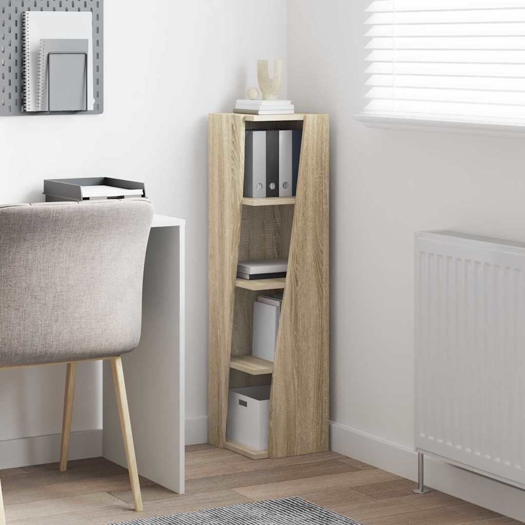 vidaXL Γωνιακό Ντουλάπι Δρύς Sonoma 27,5x27x102εκ Επεξεργασμένο ξύλο