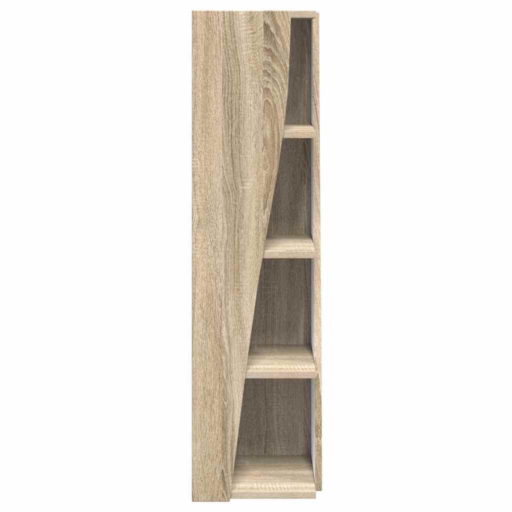 vidaXL Γωνιακό Ντουλάπι Δρύς Sonoma 27,5x27x102εκ Επεξεργασμένο ξύλο