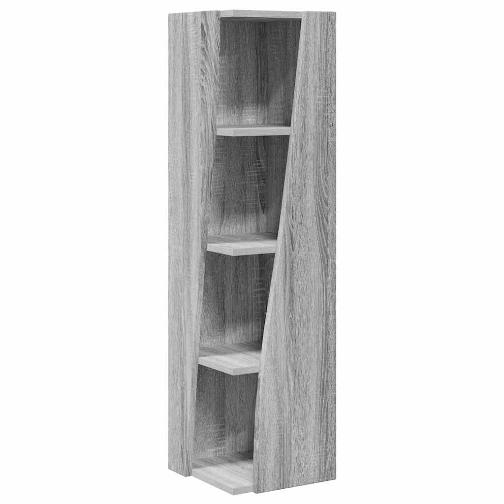 vidaXL Γωνιακό Ντουλάπι Γκρίζο Σονομα 27,5x27x102εκ Επεξεργασμένο ξύλο