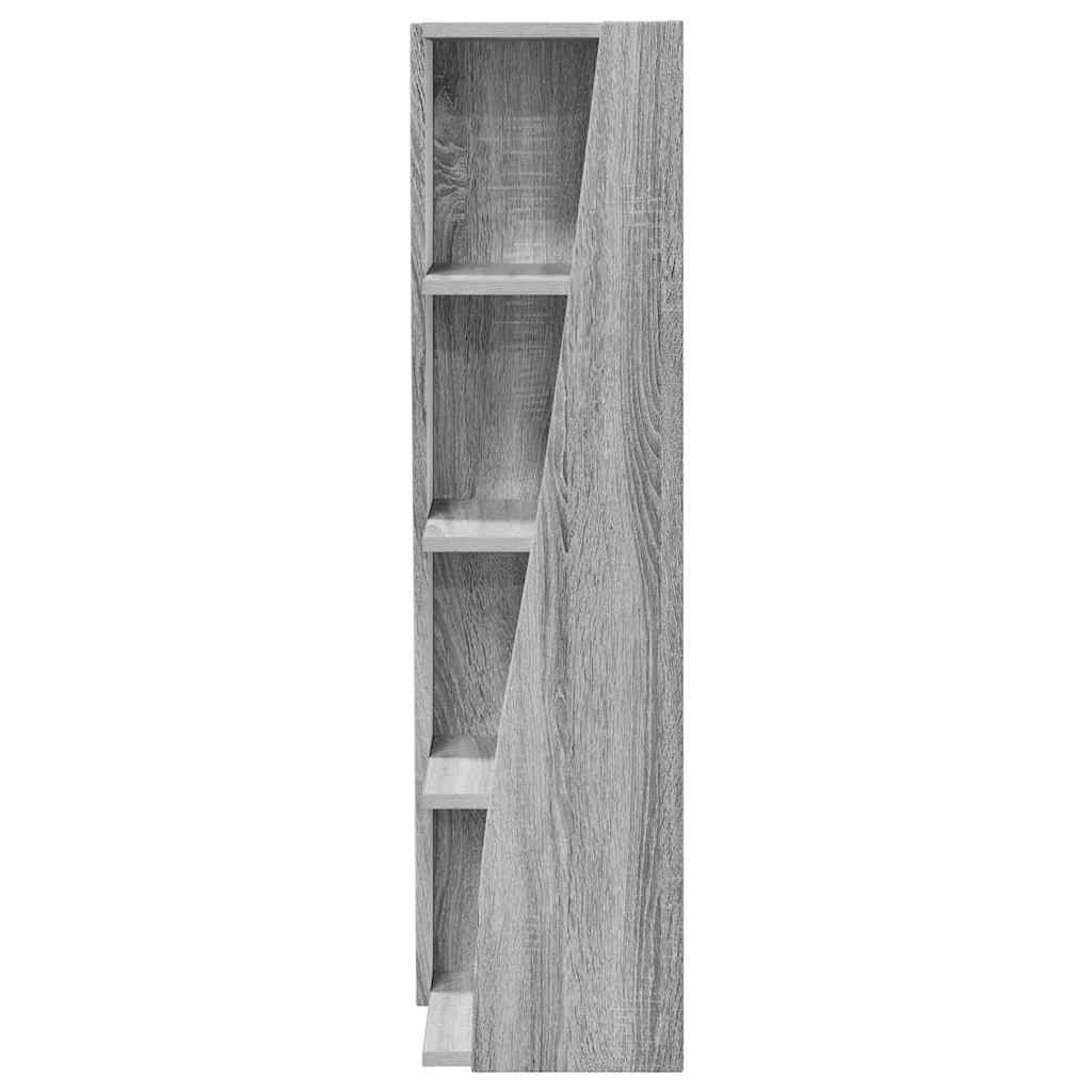vidaXL Γωνιακό Ντουλάπι Γκρίζο Σονομα 27,5x27x102εκ Επεξεργασμένο ξύλο