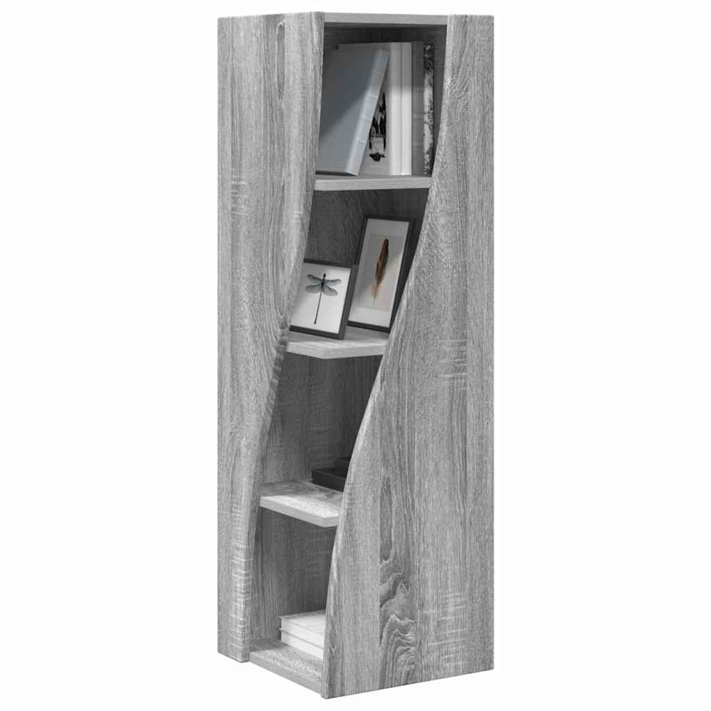 vidaXL Γωνιακό Ντουλάπι Γκρίζο Σονομα 32x32x102εκ Επεξεργασμένο ξύλο