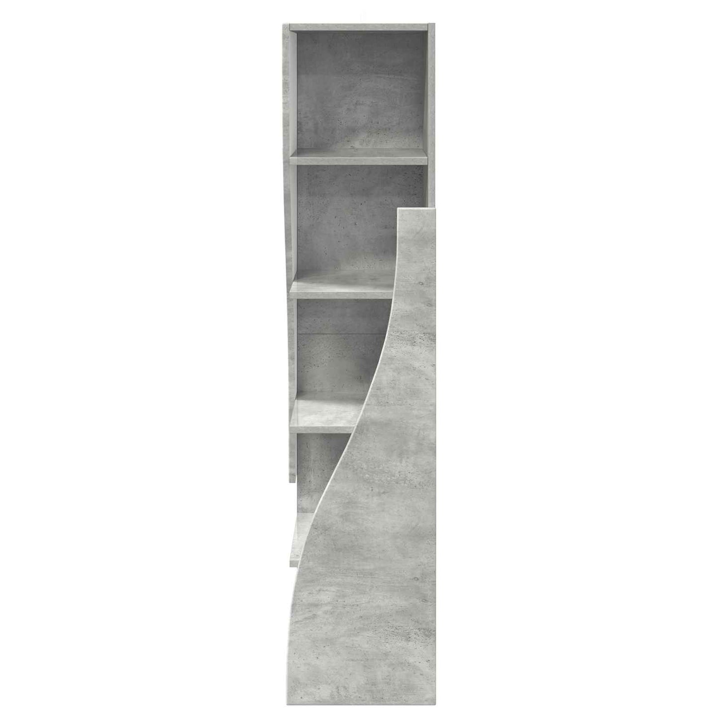 vidaXL Γωνιακό Ντουλάπι 32x32x140εκ Επεξεργασμένο Ξύλο Σκυρόδεμα Γκρι