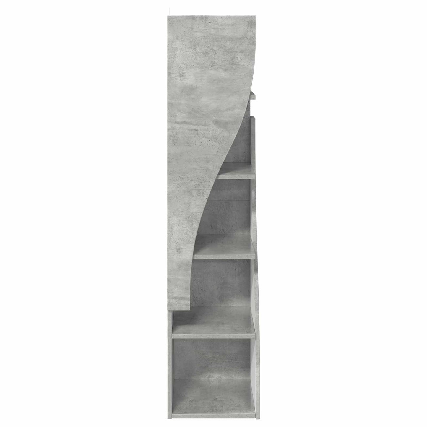 vidaXL Γωνιακό Ντουλάπι 32x32x140εκ Επεξεργασμένο Ξύλο Σκυρόδεμα Γκρι