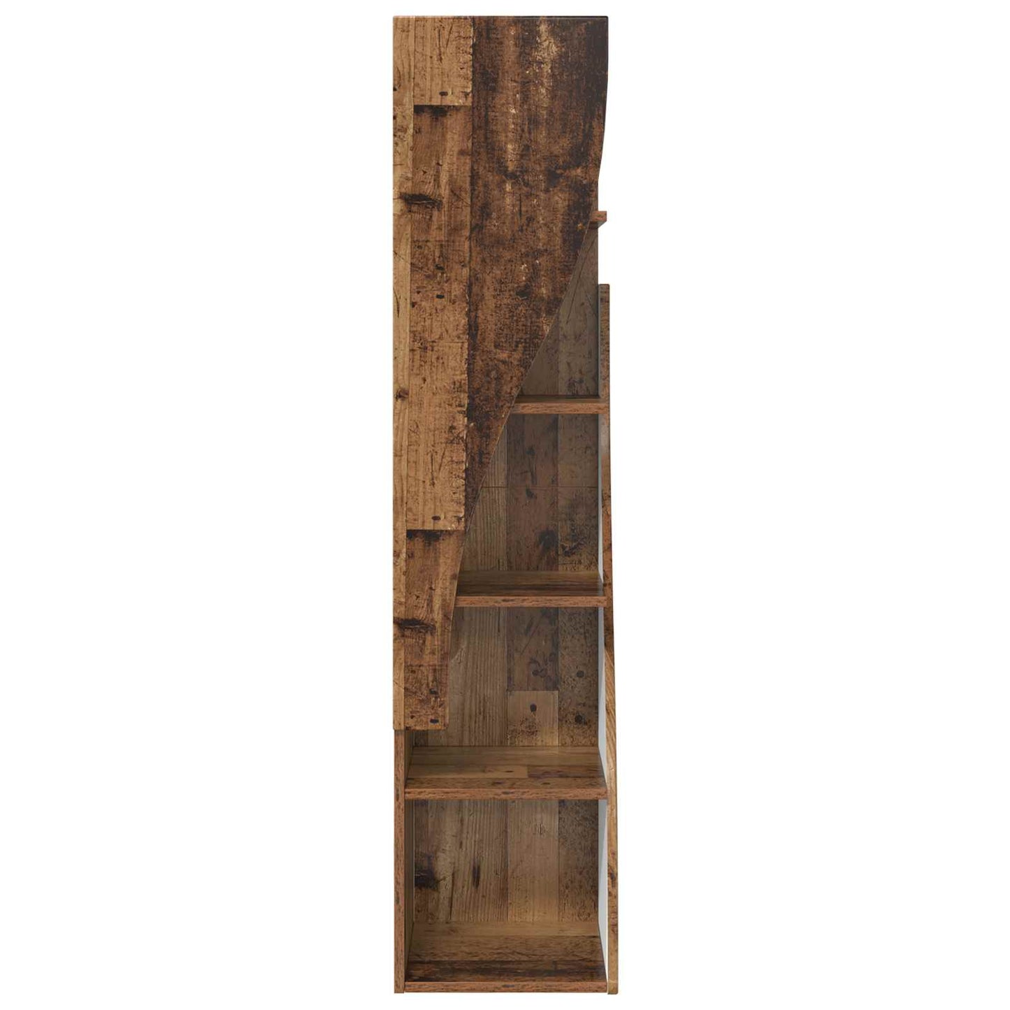 vidaXL Γωνιακό Ντουλάπι 32x32x140εκ Επεξεργασμένο Ξύλο Παλιό ξύλο
