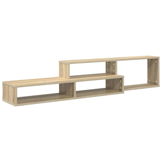 vidaXL ΡάφιΤηλεόρασηςΤοίχου 150x25x28,5εκ Επεξεργασμένο Ξύλο