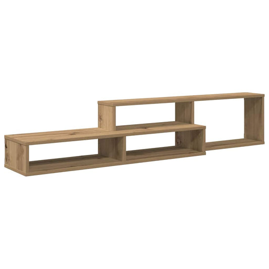 vidaXL ΡάφιΤηλεόρασηςΤοίχου 150x25x28,5εκ Επεξεργασμένο Ξύλο