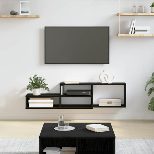 vidaXL ΡάφιΤηλεόρασηςΤοίχου 120x25x28,5εκ Επεξεργασμένο Ξύλο