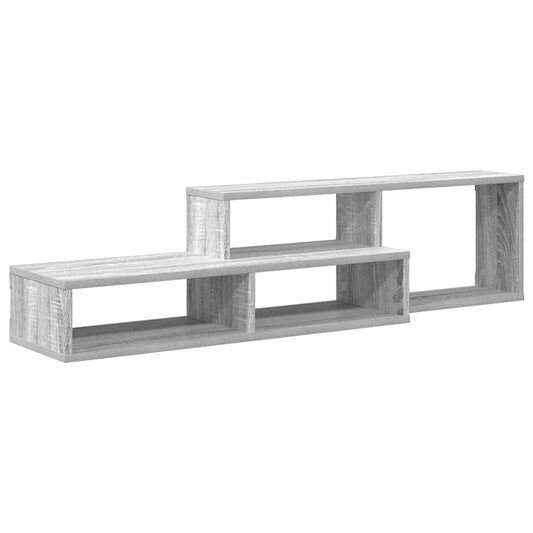 vidaXL ΡάφιΤηλεόρασηςΤοίχου 120x25x28,5εκ Επεξεργασμένο Ξύλο