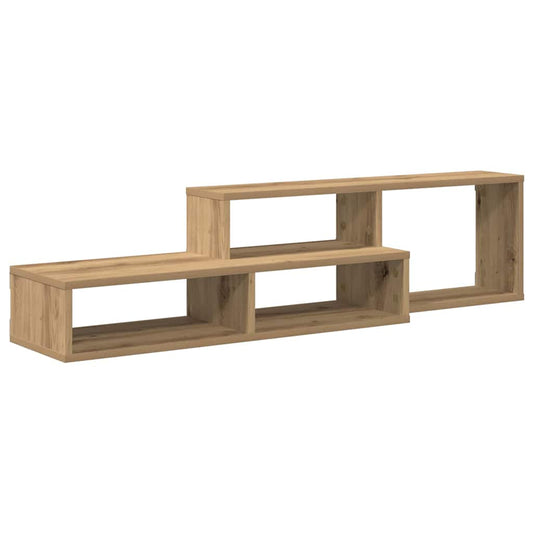 vidaXL ΡάφιΤηλεόρασηςΤοίχου 120x25x28,5εκ Επεξεργασμένο Ξύλο
