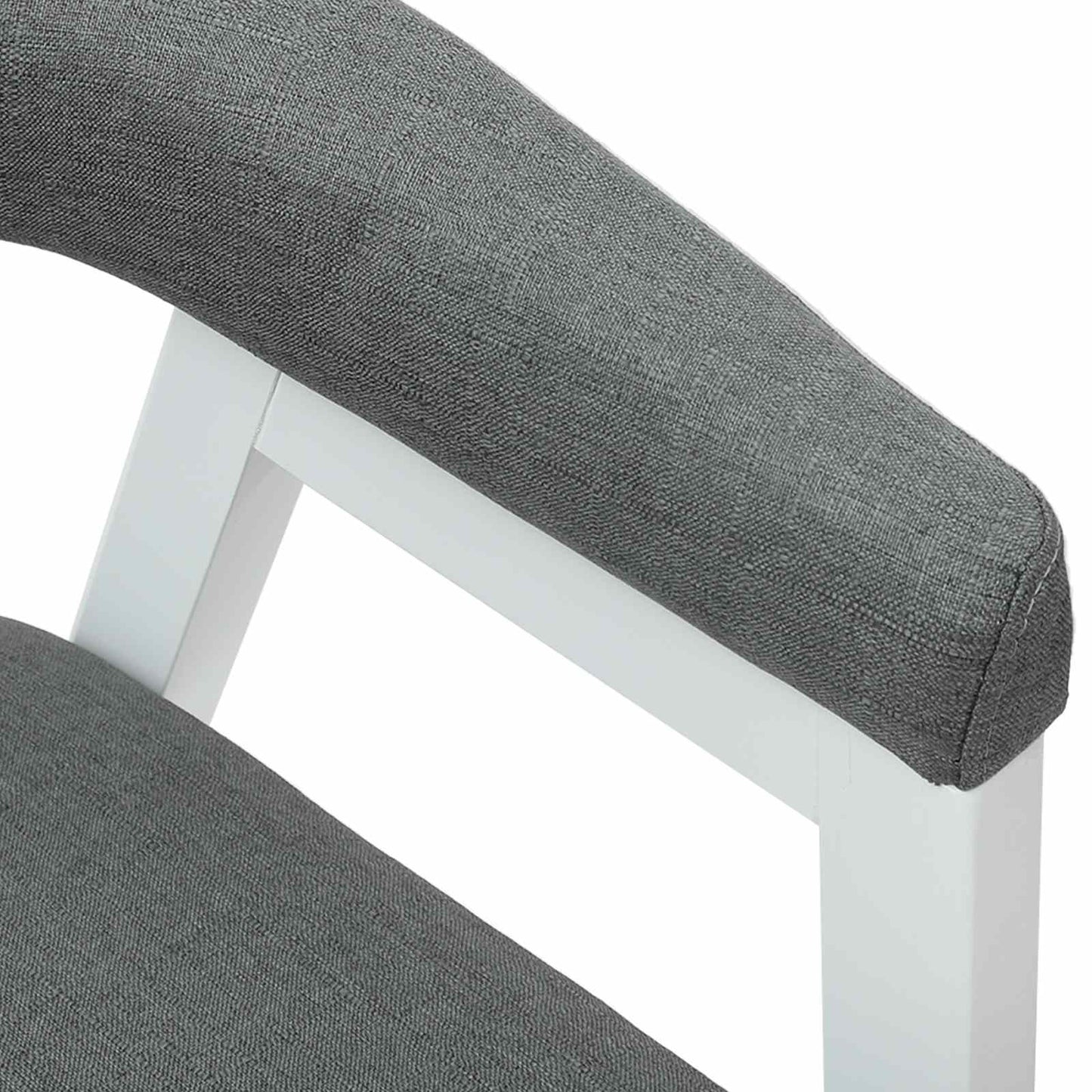 vidaXL Καρέκλες φαγητού 2 pcs Λευκό 54 x 57 x 73 εκ