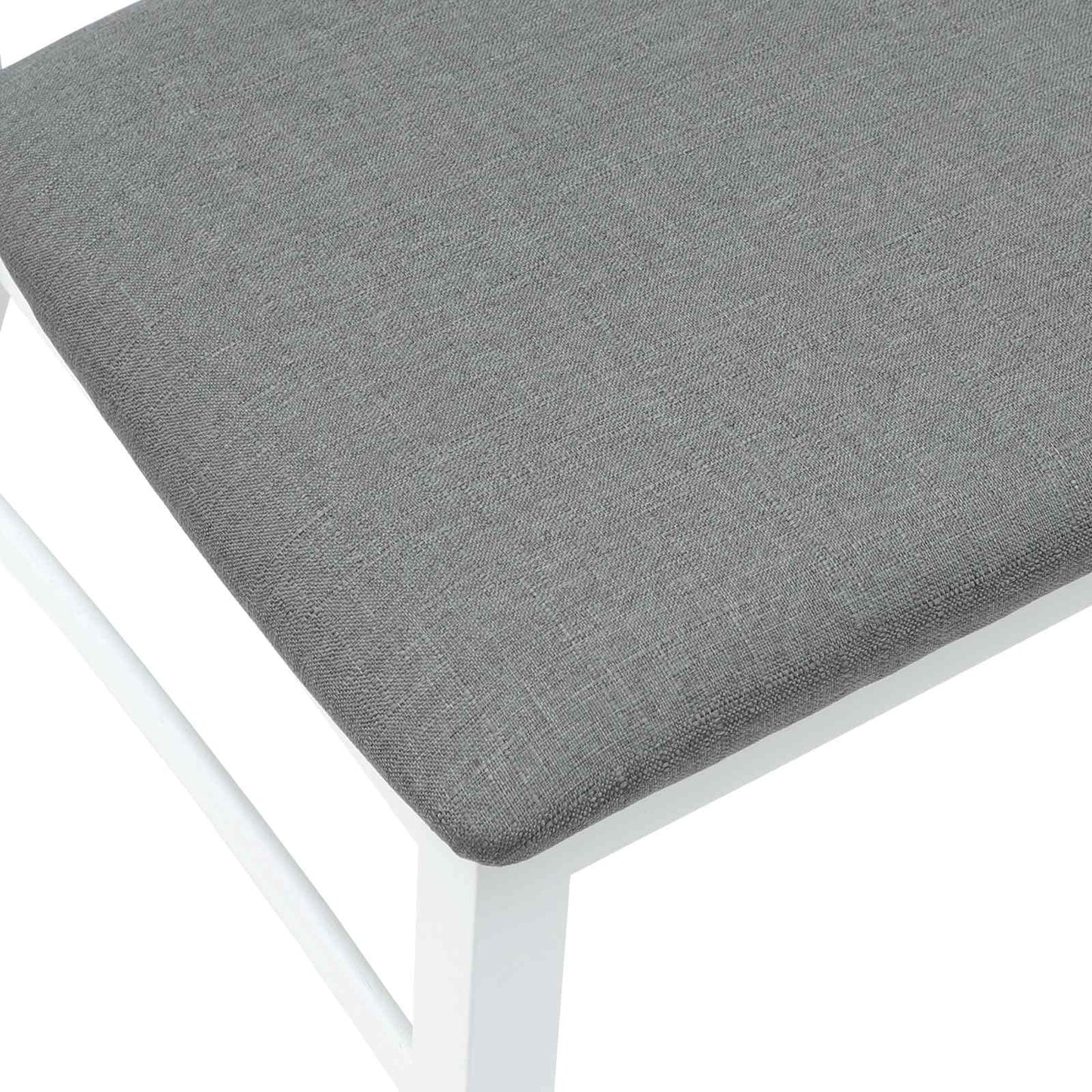 vidaXL Καρέκλες φαγητού 2 pcs Λευκό 43 x 54 x 89 εκ.