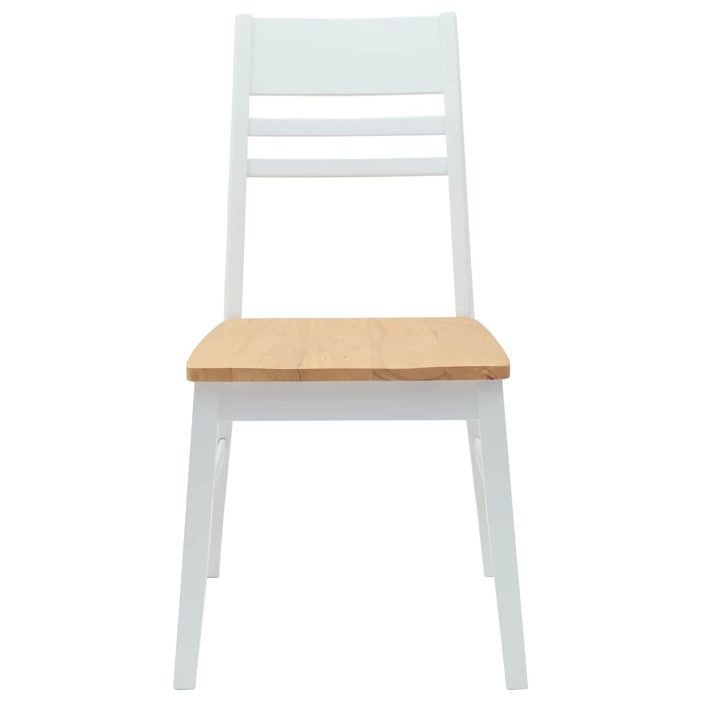 vidaXL Καρέκλες φαγητού 2 pcs Λευκό 43 x 54 x 89 εκ.