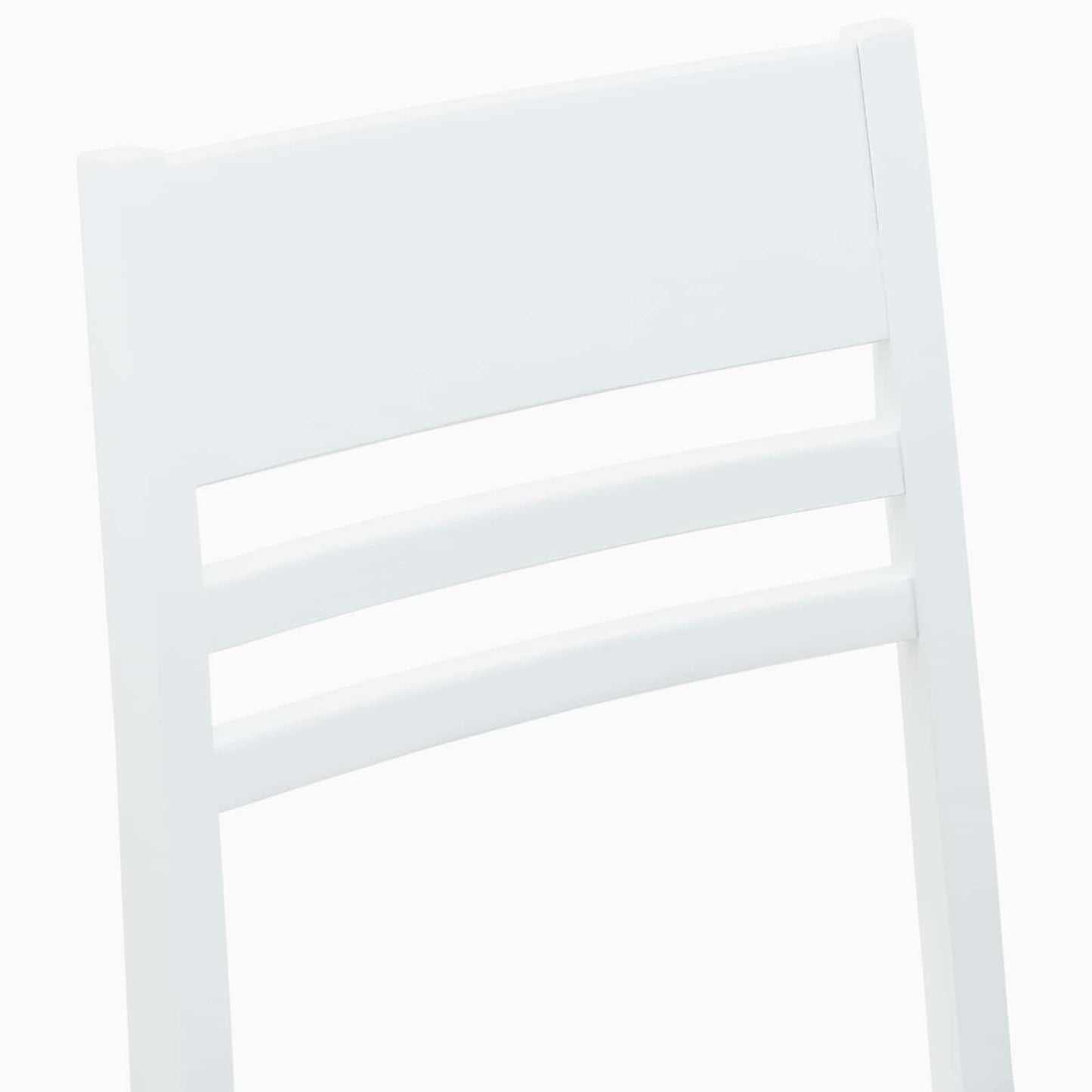 vidaXL Καρέκλες φαγητού 2 pcs Λευκό 43 x 54 x 89 εκ.