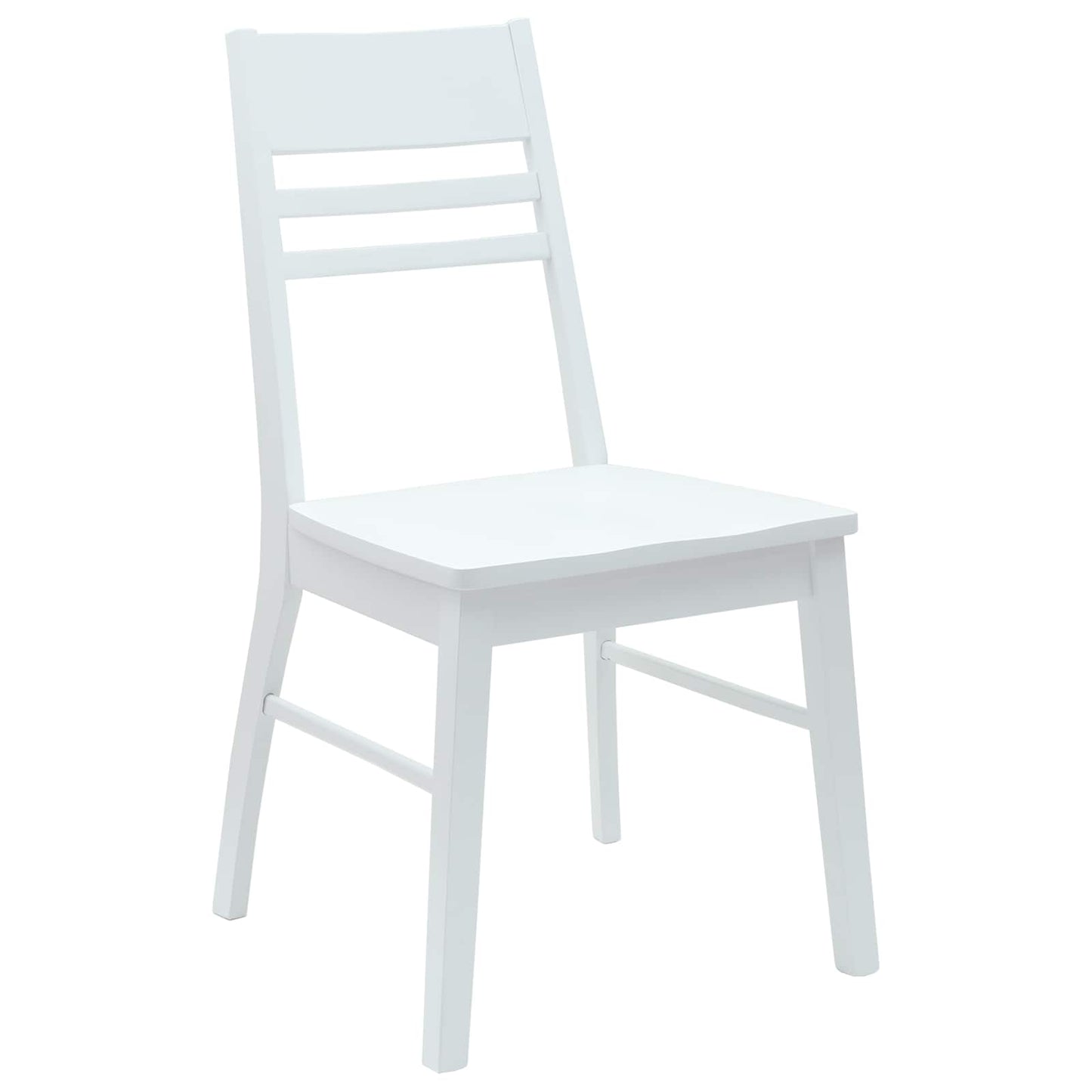 vidaXL Καρέκλες φαγητού 2 pcs Λευκό 43 x 54 x 89 εκ.