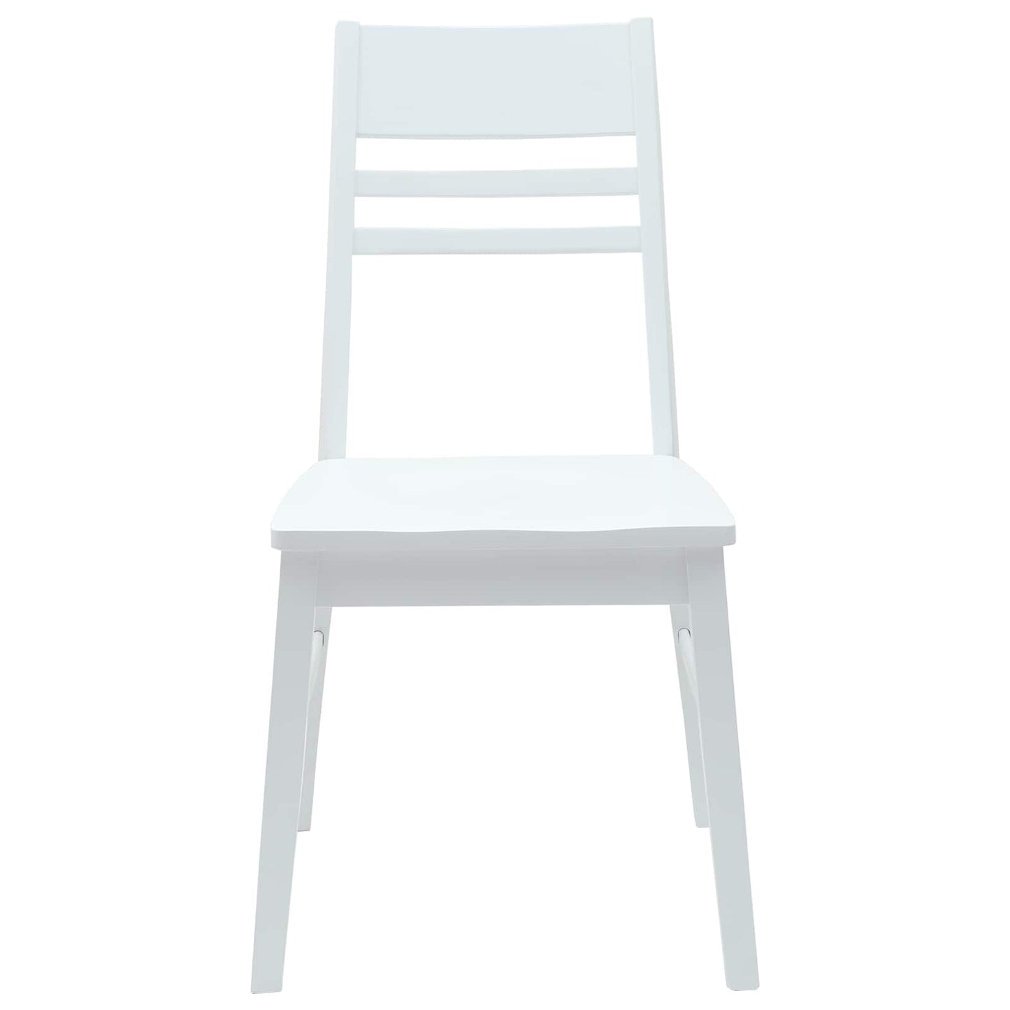 vidaXL Καρέκλες φαγητού 2 pcs Λευκό 43 x 54 x 89 εκ.
