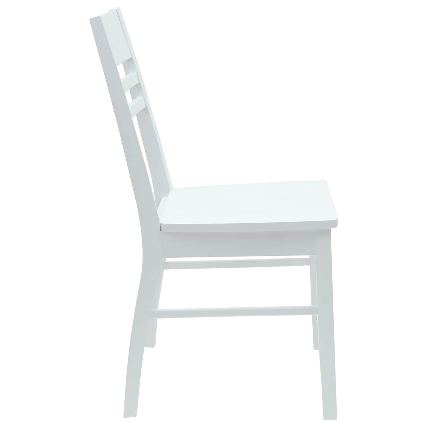 vidaXL Καρέκλες φαγητού 2 pcs Λευκό 43 x 54 x 89 εκ.