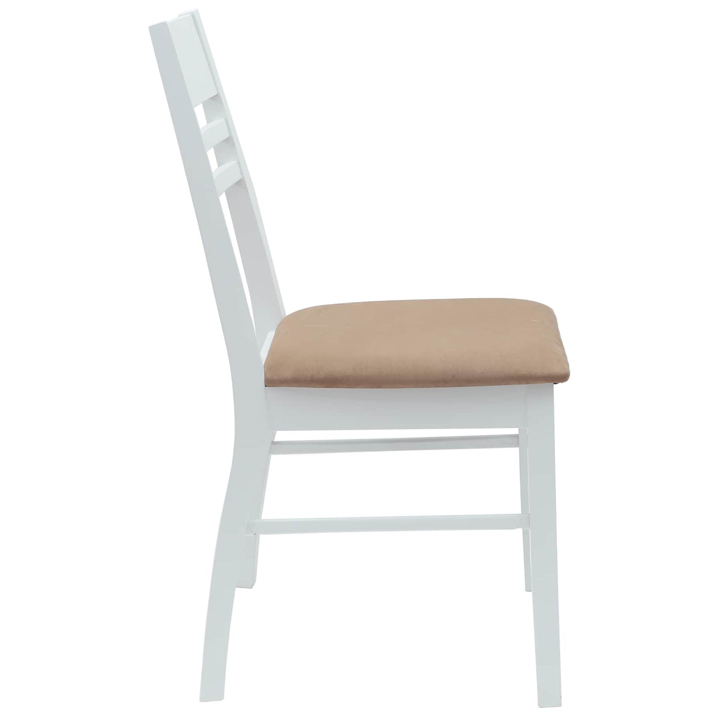 vidaXL Καρέκλες φαγητού 2 pcs Λευκό 43 x 54 x 89 εκ.