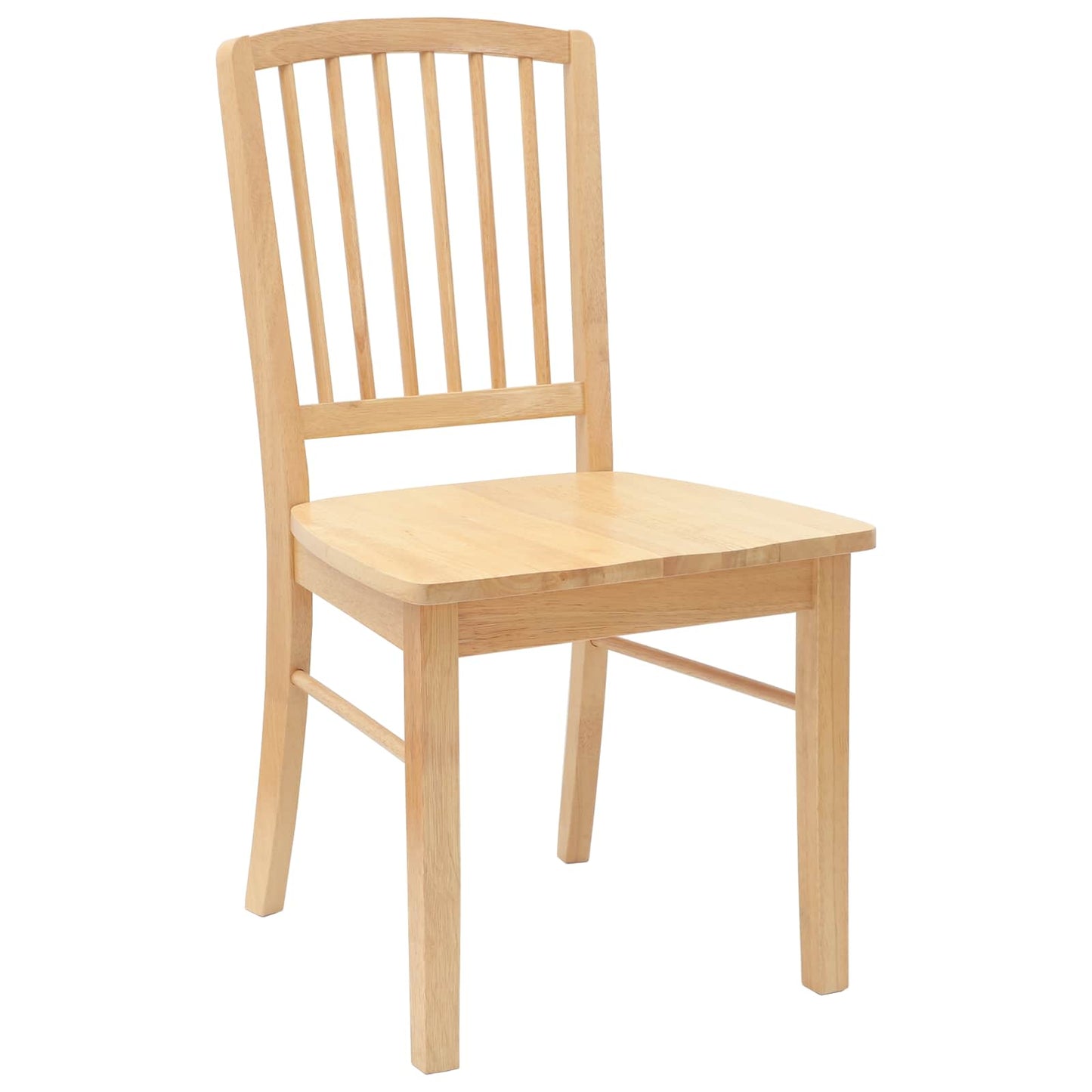 vidaXL Καρέκλες φαγητού 2 pcs Φυσικό 50 x 52,5 x 91 εκ