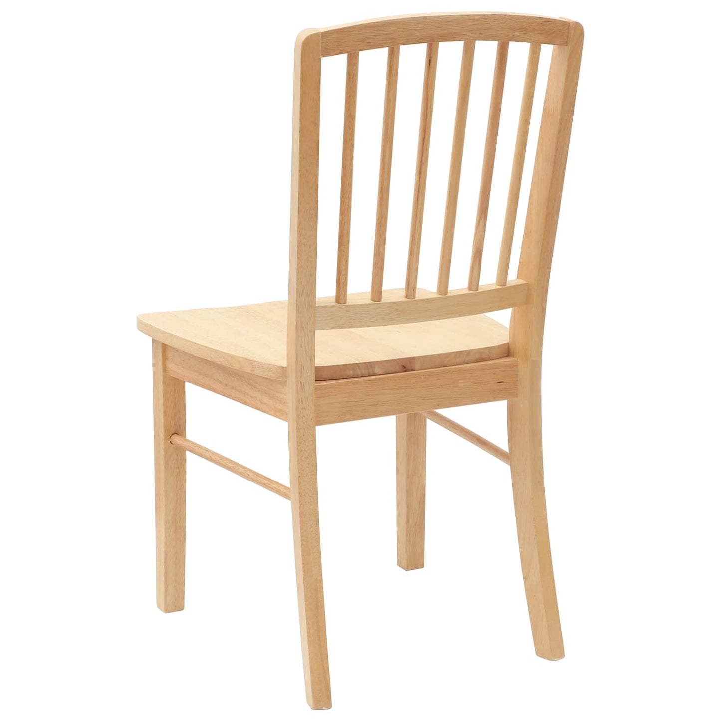 vidaXL Καρέκλες φαγητού 2 pcs Φυσικό 50 x 52,5 x 91 εκ