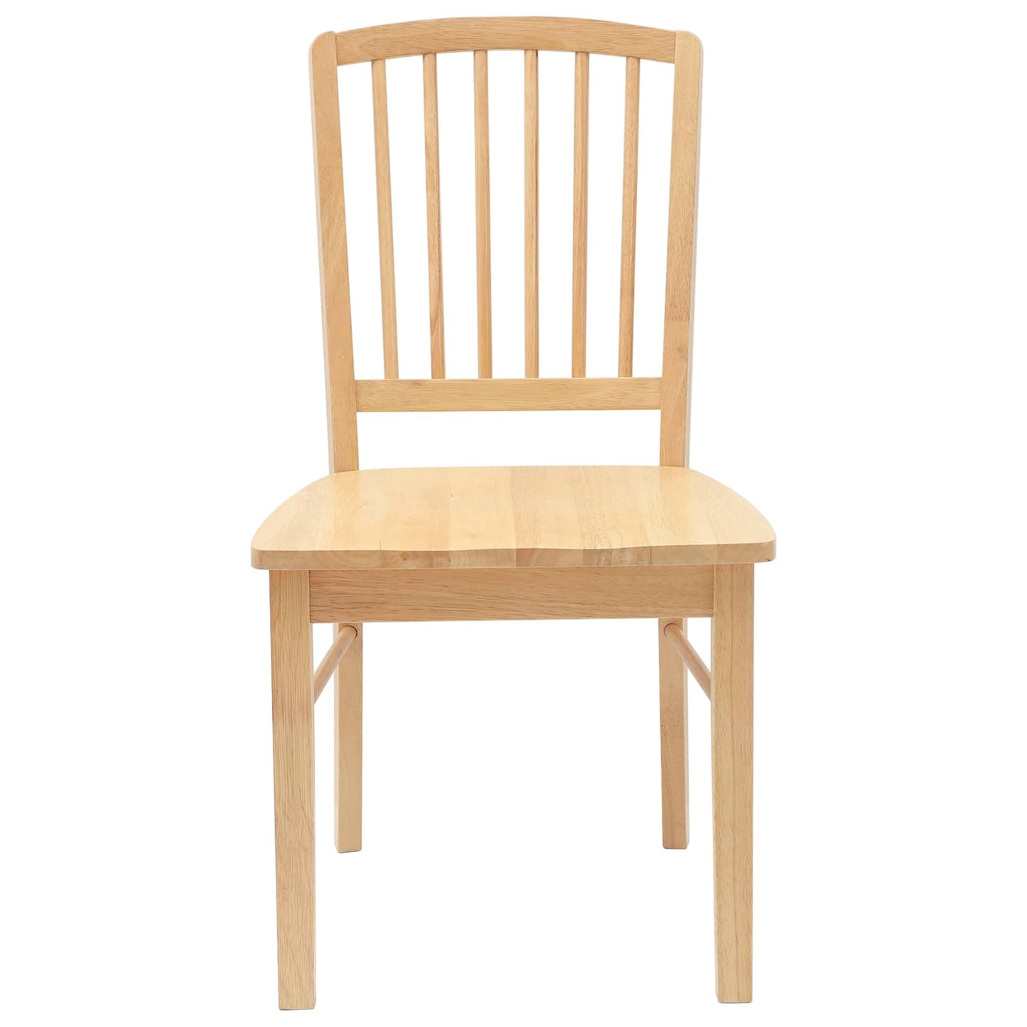 vidaXL Καρέκλες φαγητού 2 pcs Φυσικό 50 x 52,5 x 91 εκ