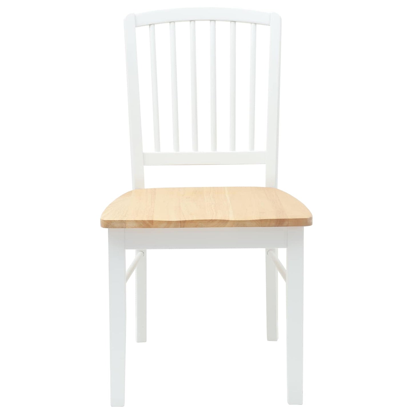 vidaXL Καρέκλες φαγητού 2 pcs Λευκό 50 x 52,5 x 91 εκ