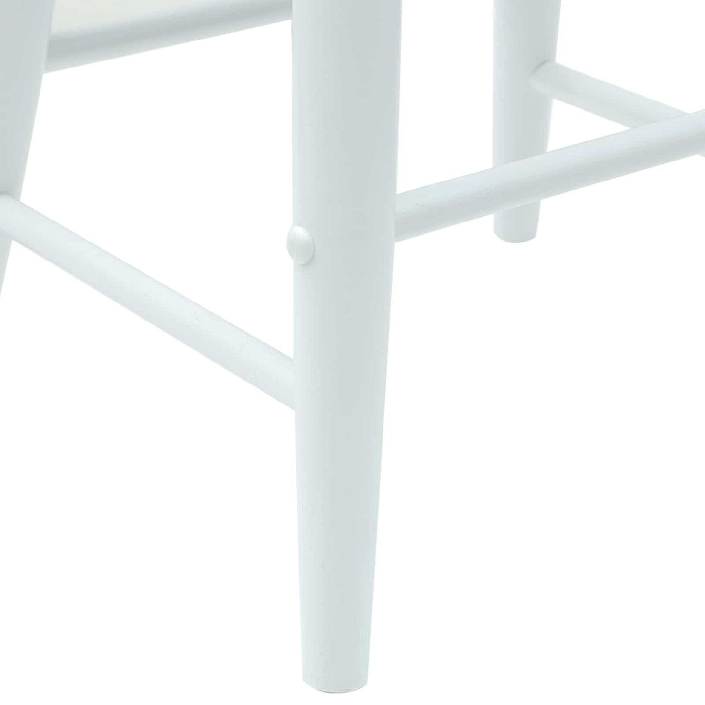 vidaXL Καρέκλες φαγητού 2 pcs Λευκό 46 x 37 x 63 εκ
