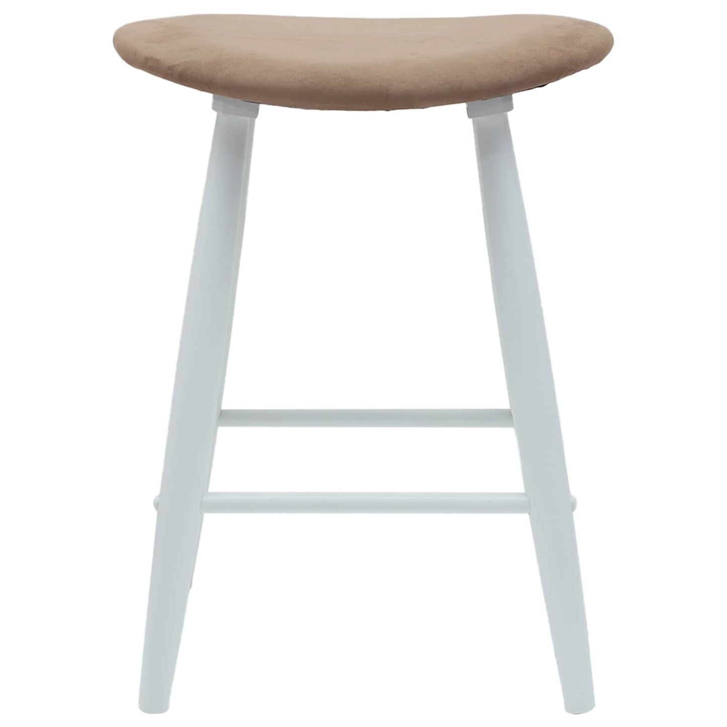 vidaXL Καρέκλες φαγητού 2 pcs Λευκό 46 x 37 x 63 εκ