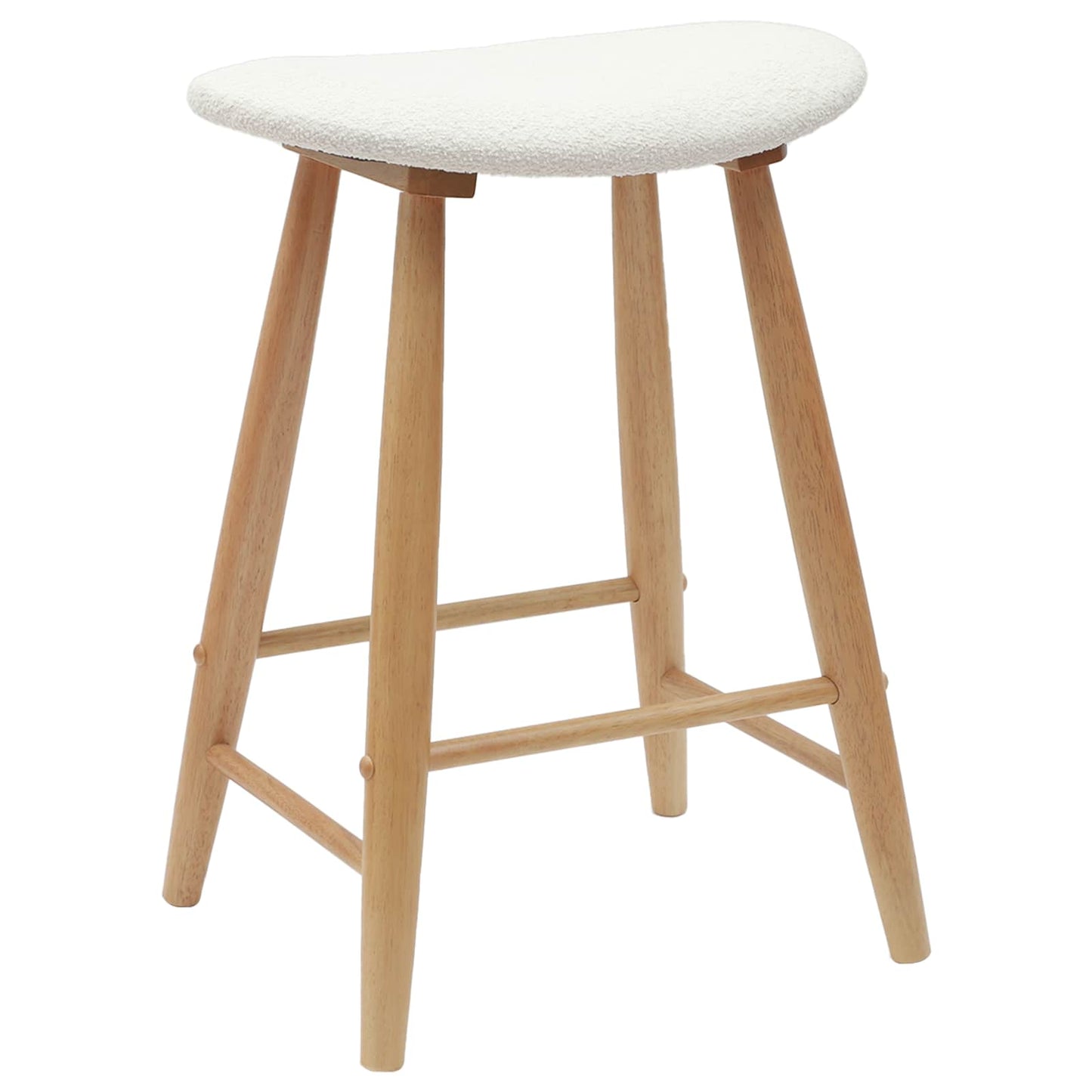 vidaXL Καρέκλες φαγητού 2 pcs Φυσικό 46 x 37 x 63 εκ