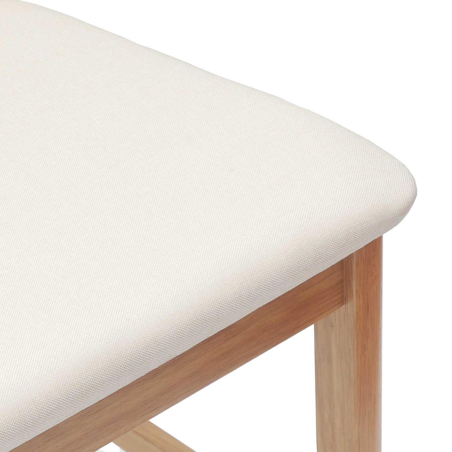 vidaXL Καρέκλες φαγητού 2 pcs Φυσικό 48 x 49 x 95 εκ.