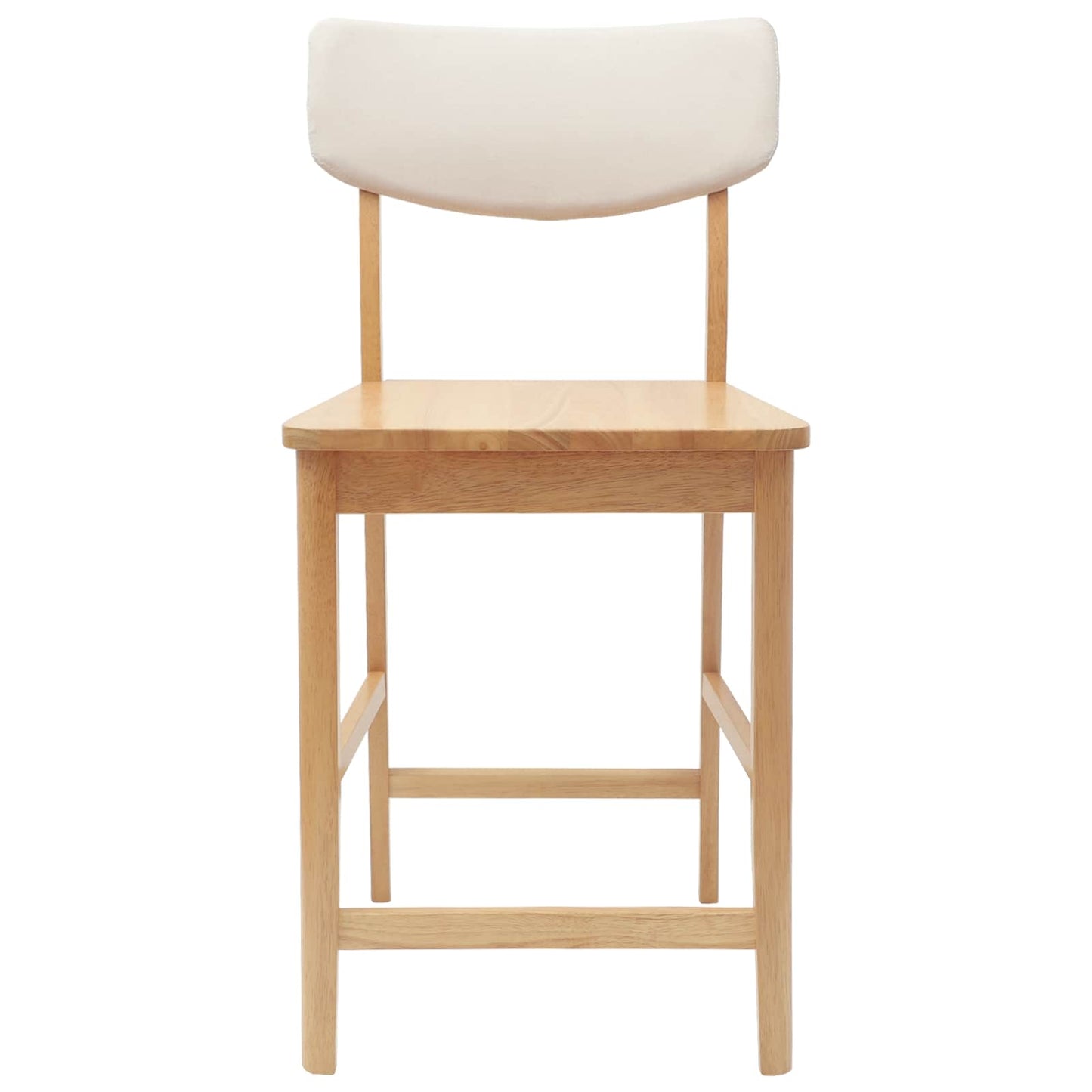 vidaXL Καρέκλες φαγητού 2 pcs Φυσικό 48 x 49 x 95 εκ.