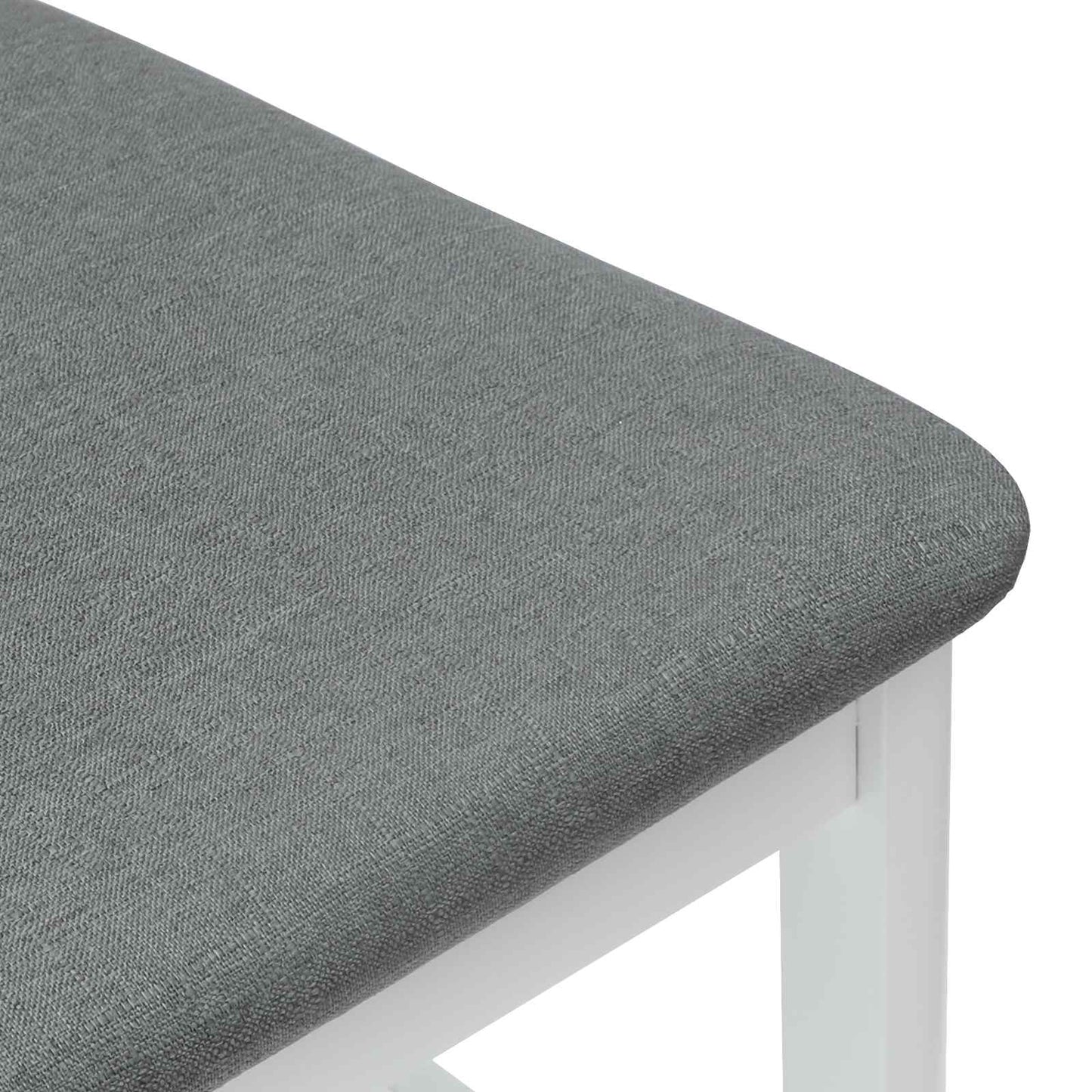 vidaXL Καρέκλες φαγητού 2 pcs Λευκό 48 x 49 x 95 εκ.