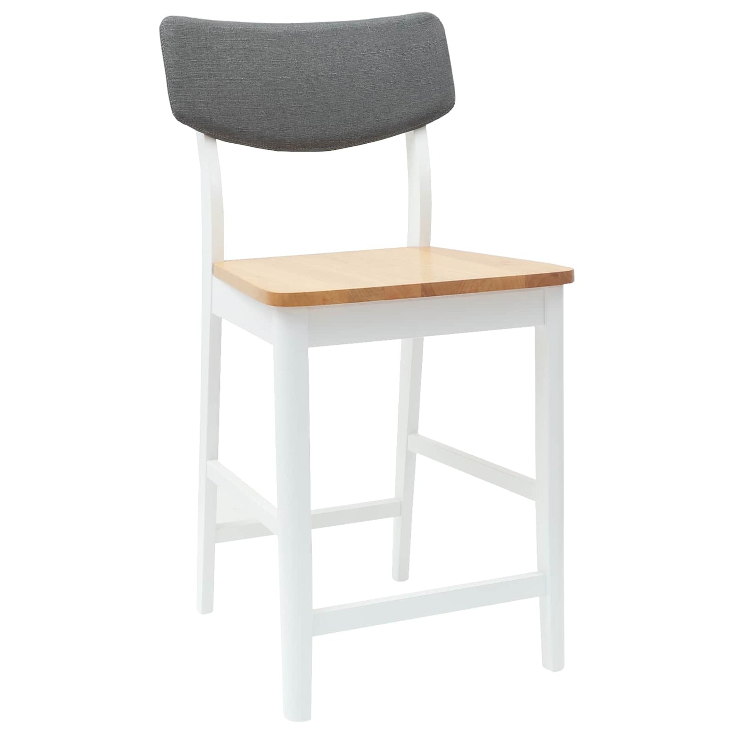 vidaXL Καρέκλες φαγητού 2 pcs Λευκό 48 x 49 x 95 εκ.