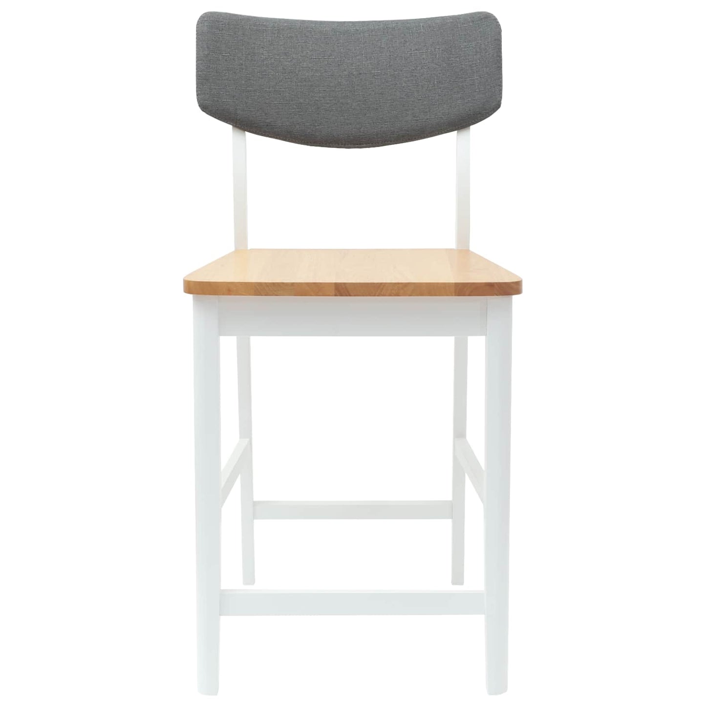 vidaXL Καρέκλες φαγητού 2 pcs Λευκό 48 x 49 x 95 εκ.