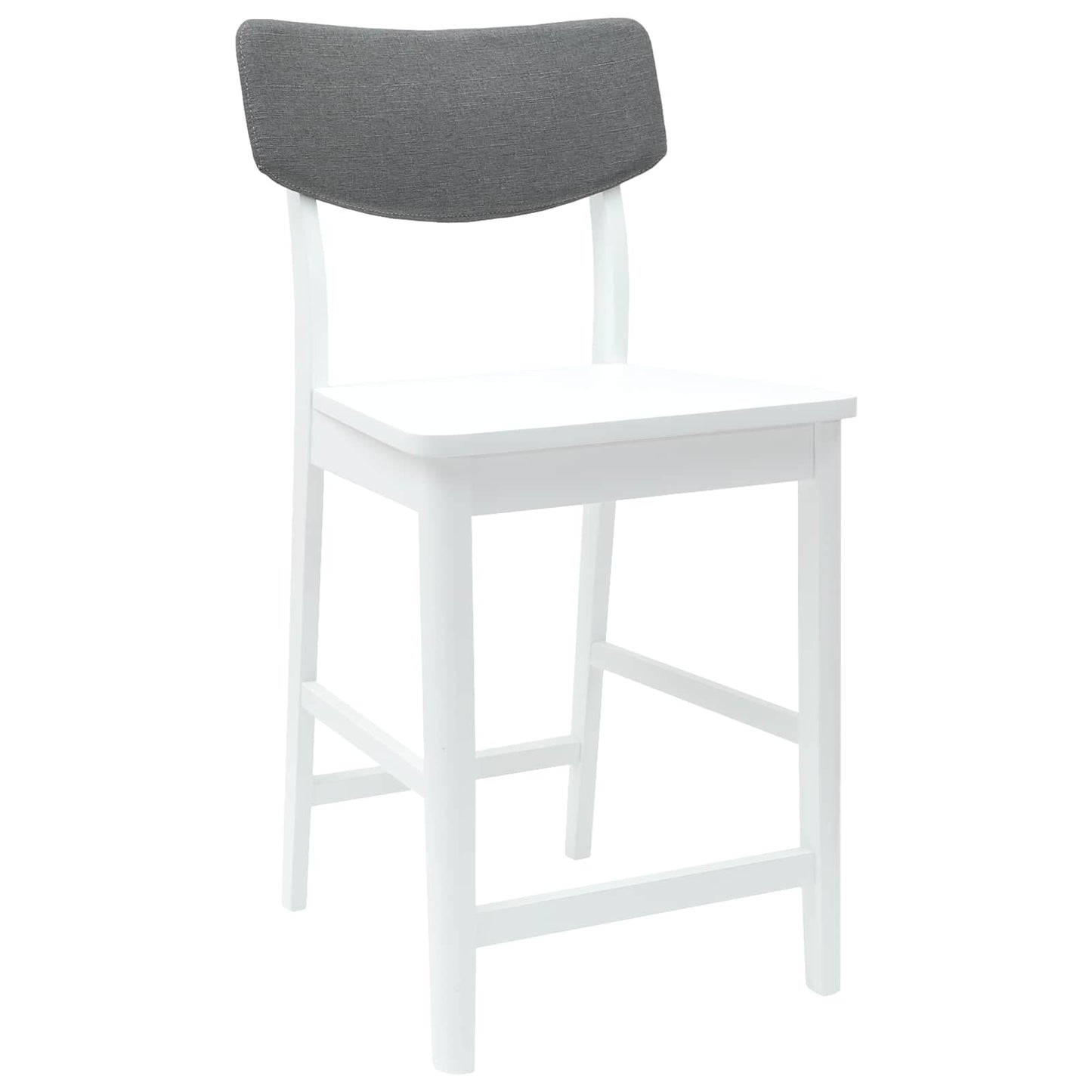 vidaXL Καρέκλες φαγητού 2 pcs Λευκό 48 x 49 x 95 εκ.