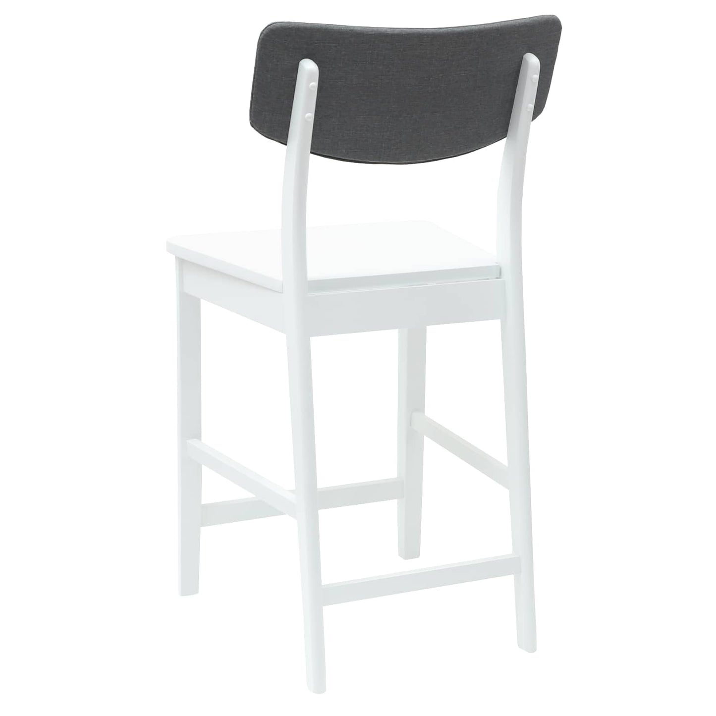 vidaXL Καρέκλες φαγητού 2 pcs Λευκό 48 x 49 x 95 εκ.
