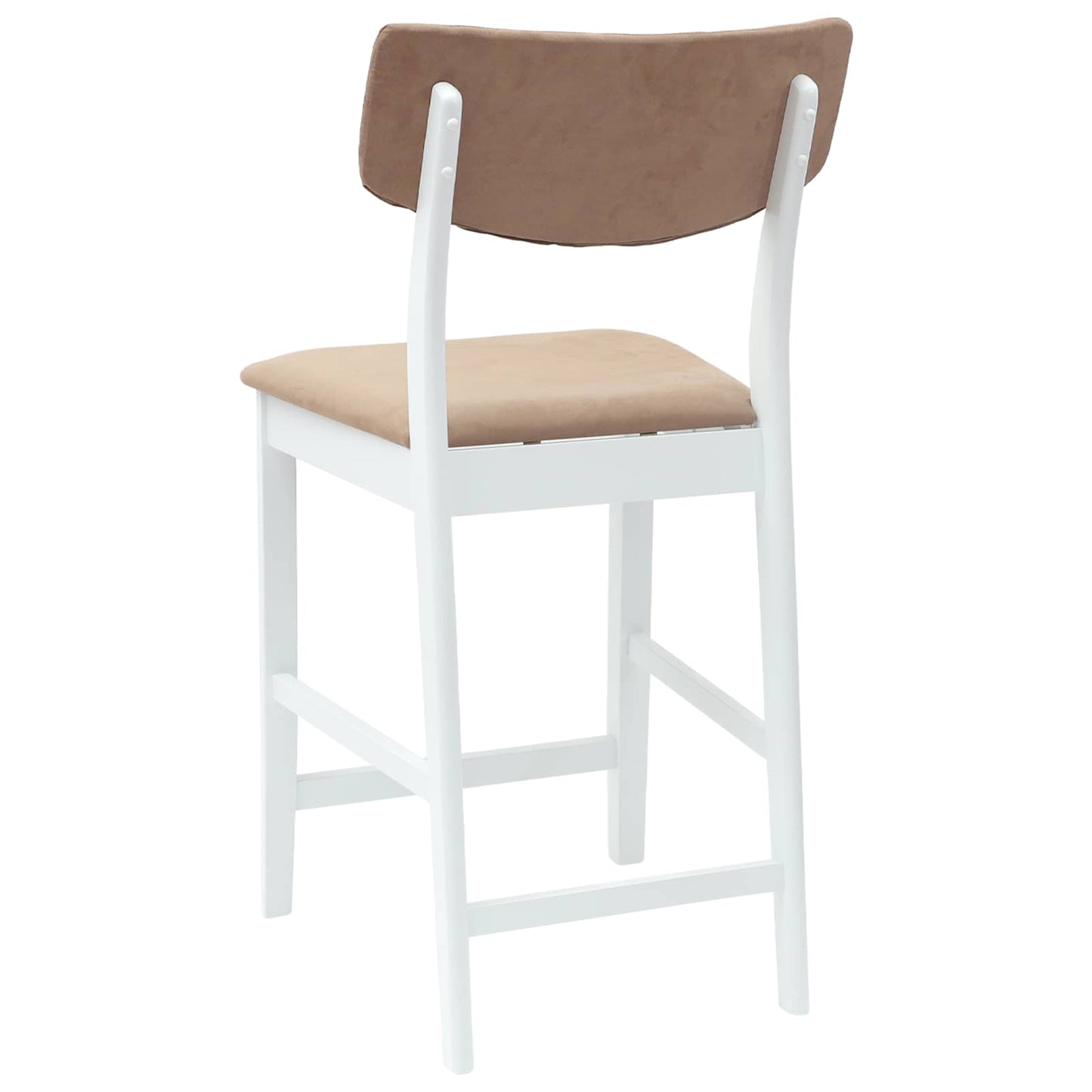 vidaXL Καρέκλες φαγητού 2 pcs Λευκό 48 x 49 x 95 εκ.