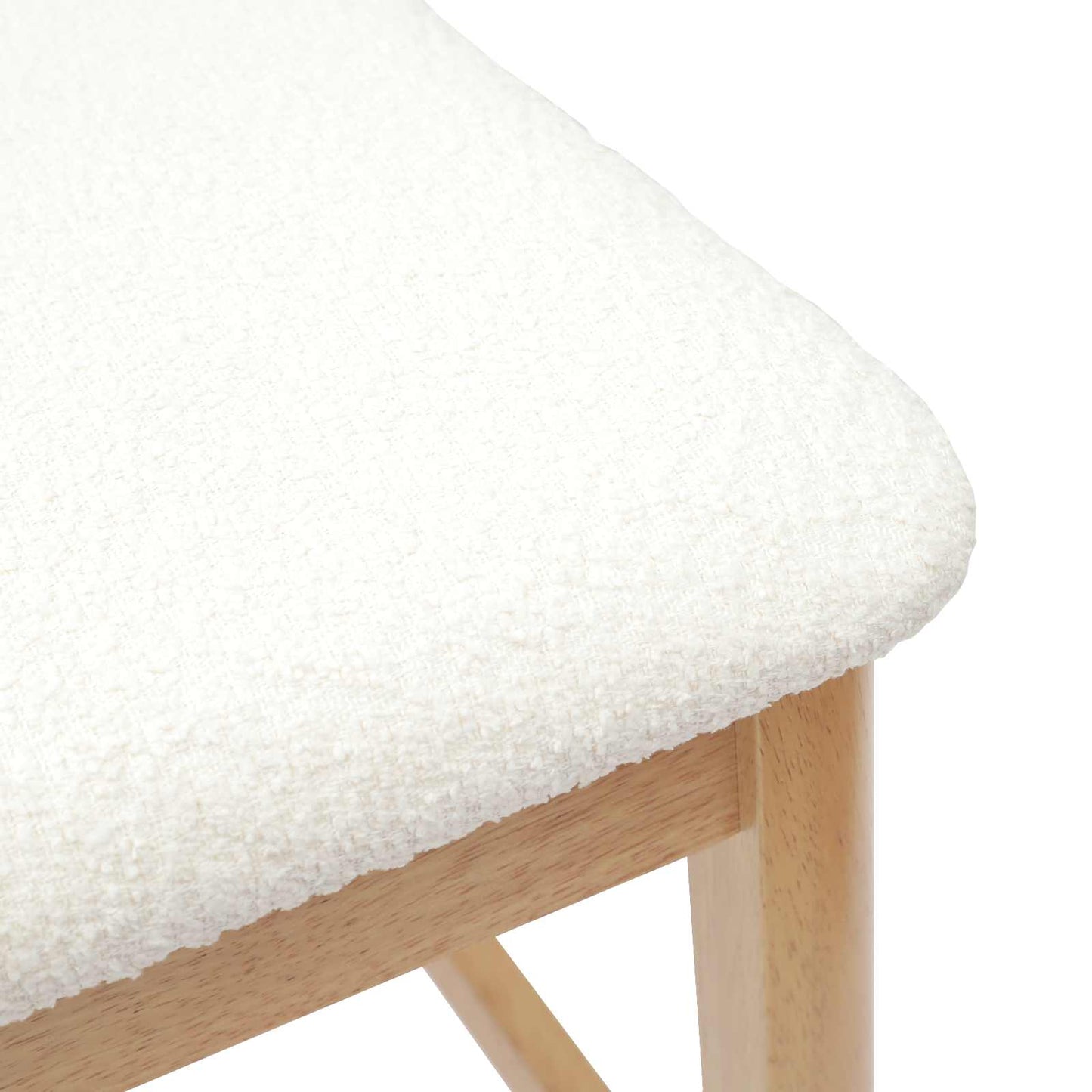 vidaXL Καρέκλες φαγητού 2 pcs Φυσικό 48 x 49 x 95 εκ.