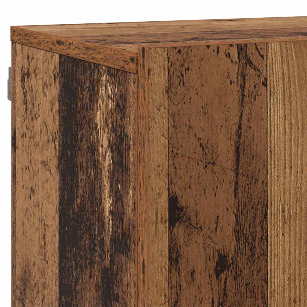 vidaXL Μονάδες TV Επιτοίχιο 6 pcs Παλαιό ξύλο Επεξεργασμένο ξύλο