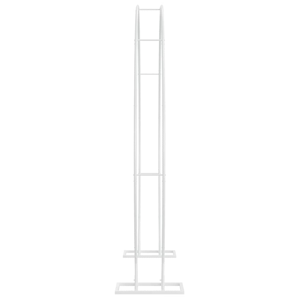 vidaXL Αψίδα Γάμου Λευκό 220 x 45 x 200 εκ. Ατσάλι