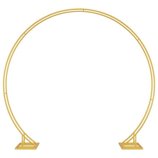 vidaXL Αψίδα Γάμου Χρυσό 220 x 45 x 200 εκ. Ατσάλι