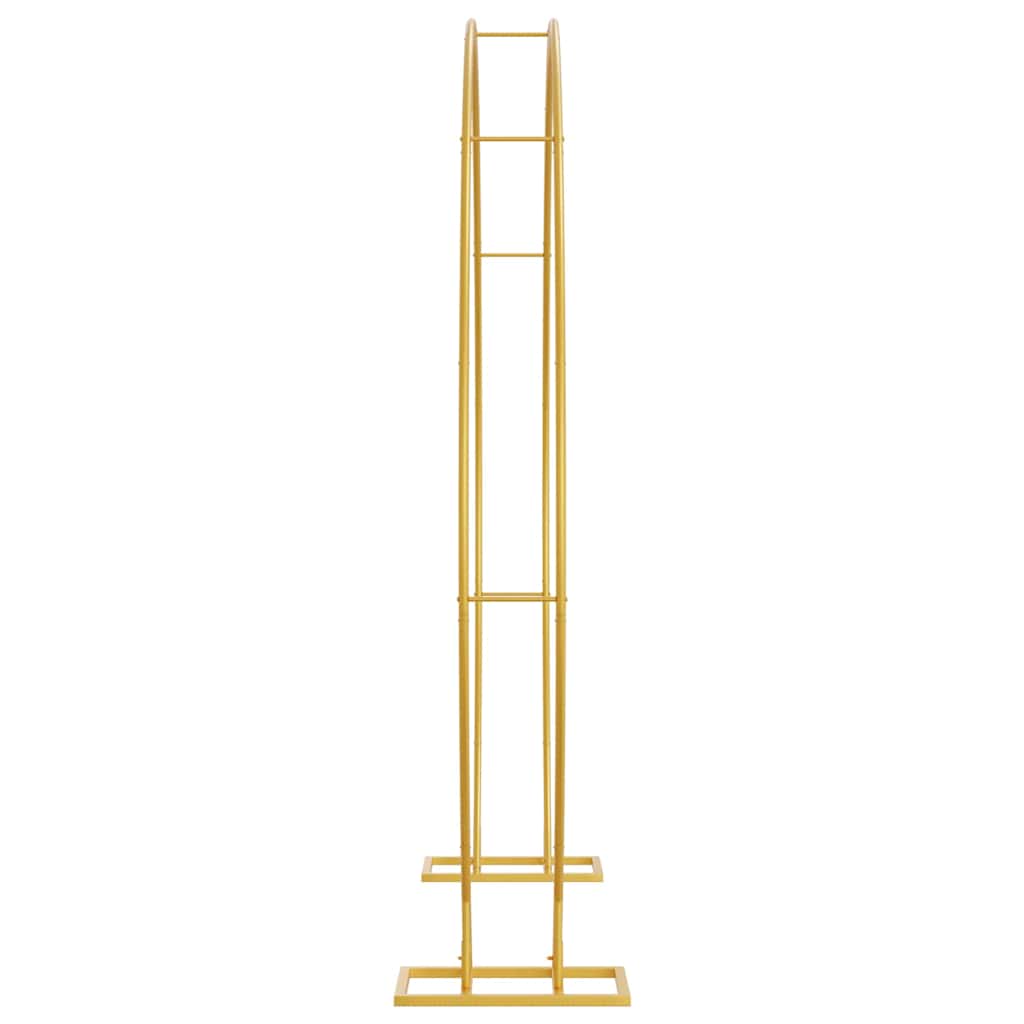 vidaXL Αψίδα Γάμου Χρυσό 220 x 45 x 200 εκ. Ατσάλι