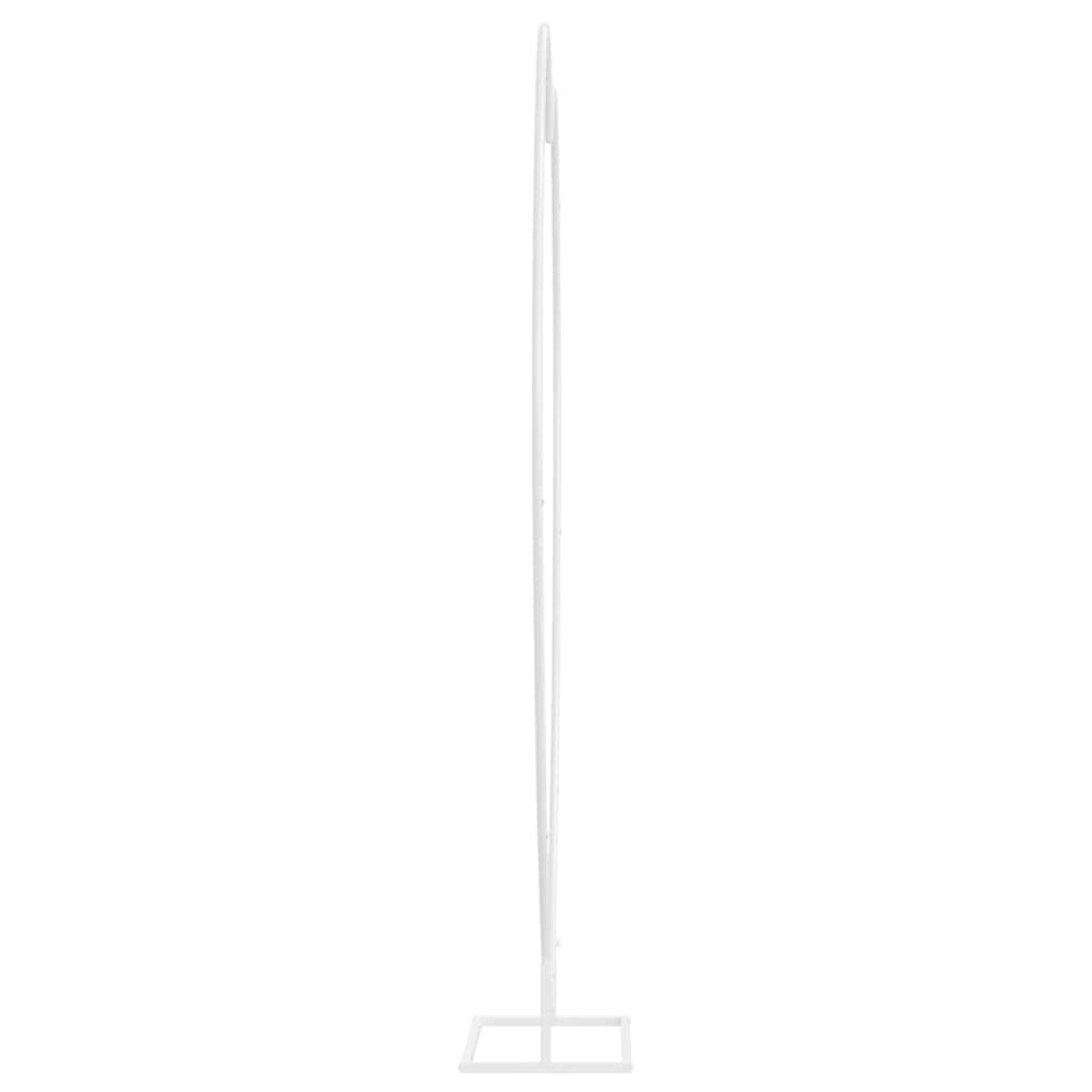 vidaXL Αψίδα Γάμου Λευκό 195 x 35 x 211 εκ Ατσάλι