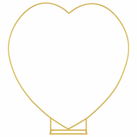 vidaXL Αψίδα Γάμου Χρυσό 195 x 35 x 211 εκ Ατσάλι